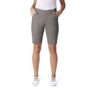 Jag Jeans Gracie Pull-On Bermuda Shorts Twill Jungle Palm 0 (25"" Waist) 11